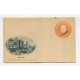 ARGENTINA ENTERO POSTAL GJ TAR-21-A TARJETA CON VISTA Y SOBRECARGA MUESTRA U$ 15